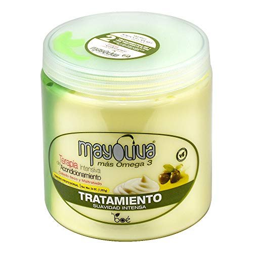Mayoliva Omega 3 Deep Conditioning Treatment – 36 oz for Dry, Curly, Natural & Relaxed Hair Avelisse
