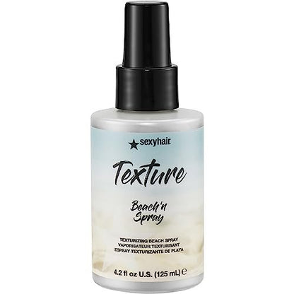 SexyHair Texture Beach'n Spray Texturizing Beach Spray, 4.2 Oz – Humidity Resistant, Natural Shine, for All Hair Types Avelisse