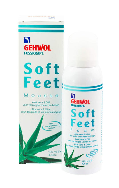 GEHWOL Soft Feet Foam - Intensive Foot Care with Urea, 4.4 oz Avelisse