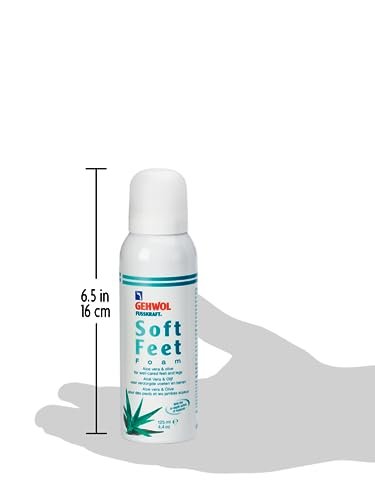GEHWOL Soft Feet Foam - Intensive Foot Care with Urea, 4.4 oz Avelisse