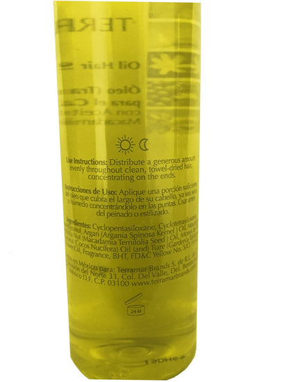 Terramar Oleo Argan Oil, Macadamia & Monoi of Tahiti Hair Treatment Oil, 4.05 oz Avelisse