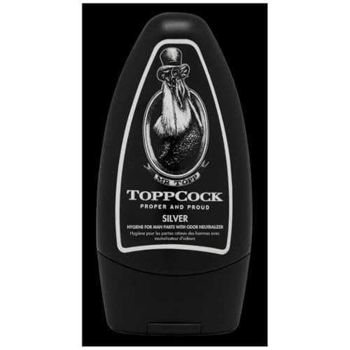 Classic ToppCock Silver Ball Deodorant Gel for Men – Leave-On Odor Control for Groin & Intimate Areas – Anti-Chafing Comfort & Long-Lasting Freshness – 3.02 oz Avelisse