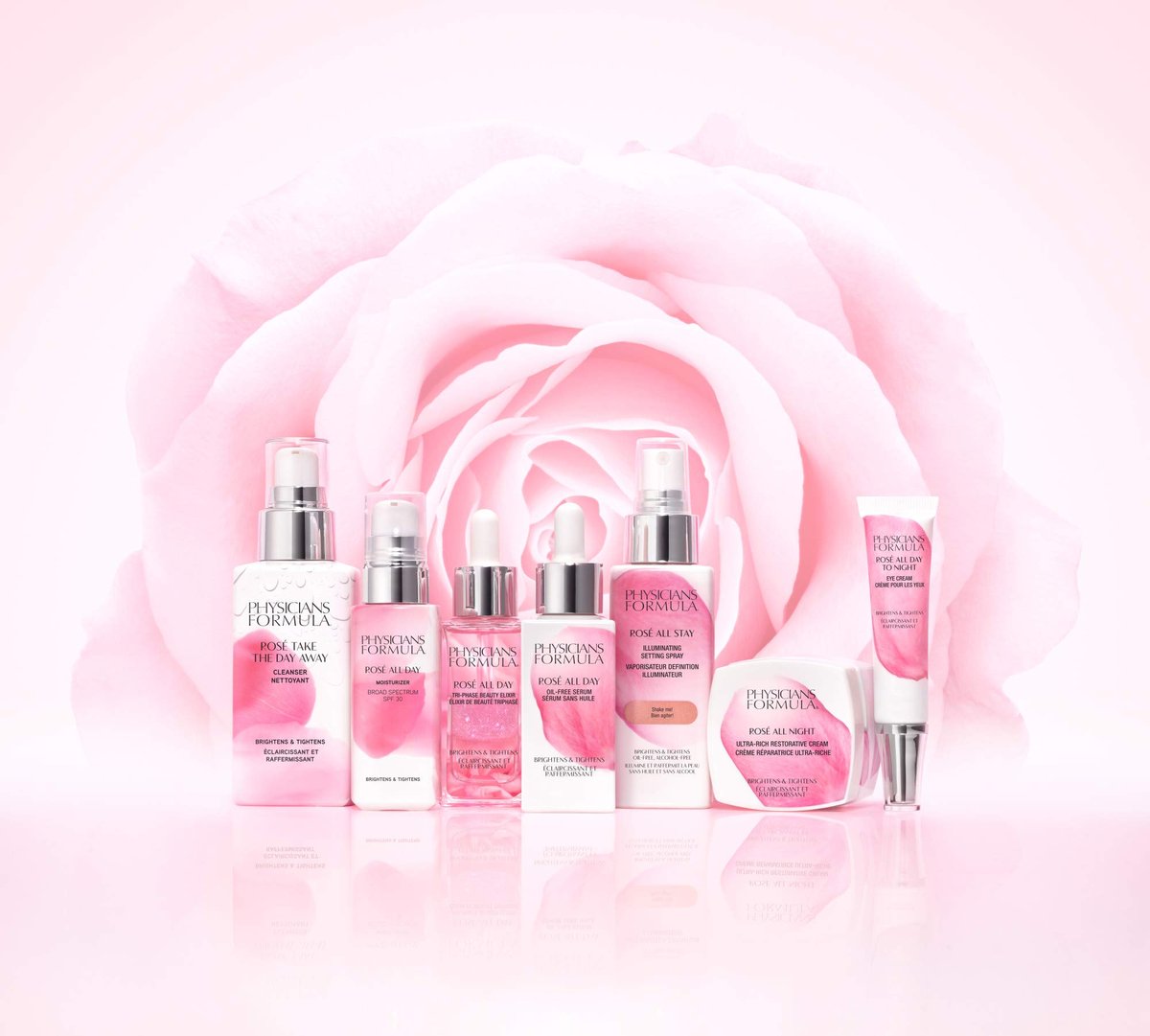 Physicians Formula Rosé All Stay Illuminating Setting Spray - Oil-Free, Alcohol-Free, Antioxidant-Rich Makeup Setting Mist, 3.4 Fl Oz Avelisse