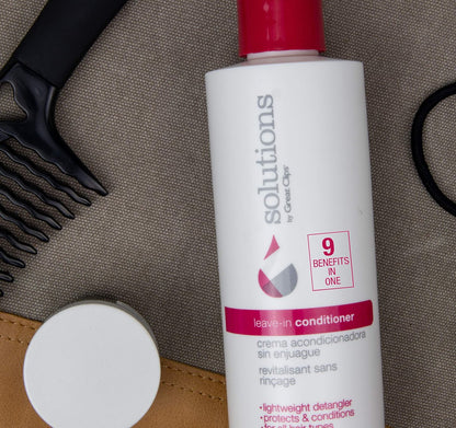 GREAT CLIPS Solutions Nourishing Leave-In Conditioner - 8oz Spray - Detangles and Hydrates Hair
