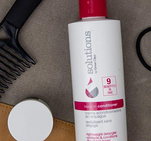 GREAT CLIPS Solutions Nourishing Leave-In Conditioner - 8oz Spray - Detangles and Hydrates Hair - görsel 4
