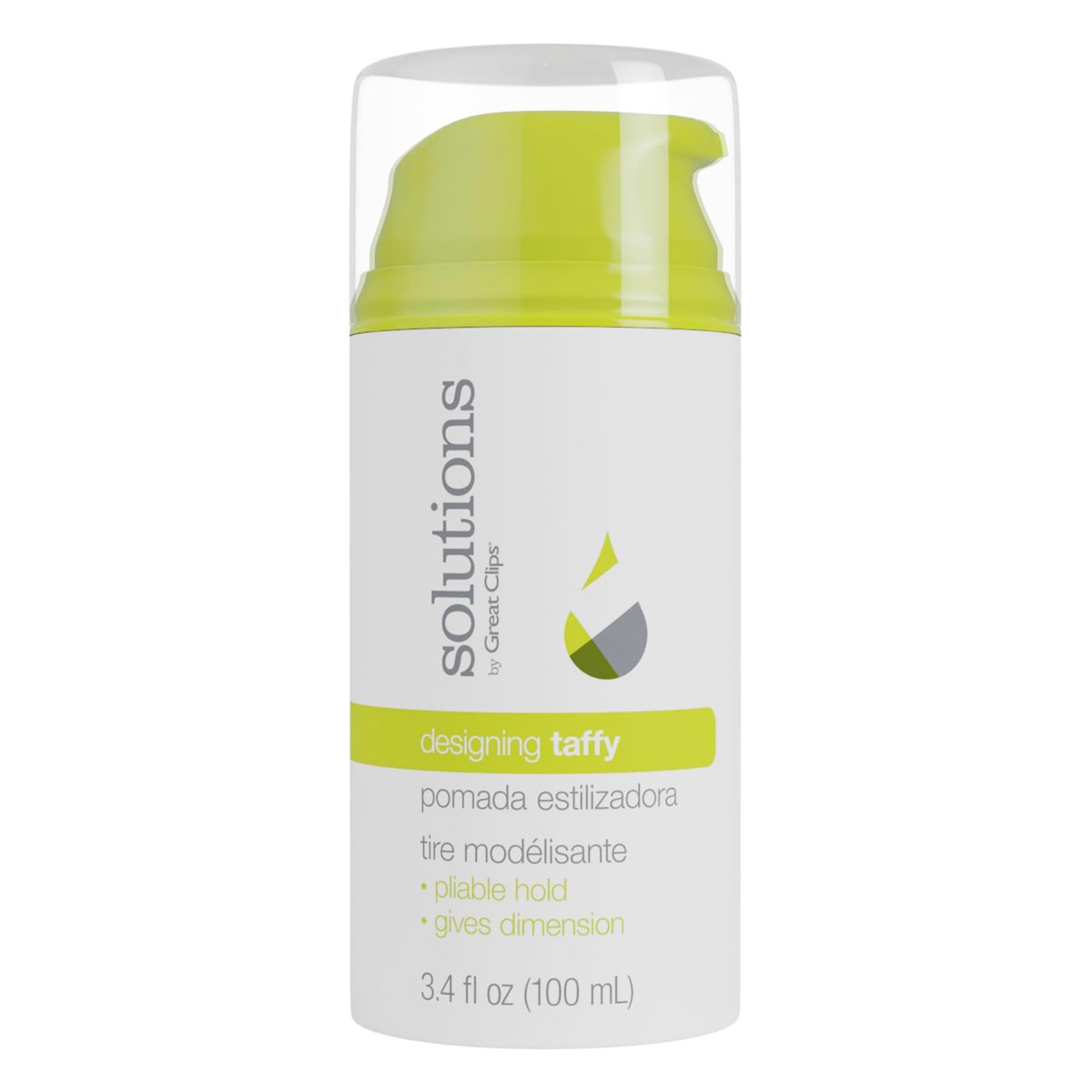 GREAT CLIPS Solutions Designing Taffy 3.4oz - Pliable Hold Styling Cream with High Shine for Wet or Dry Hair Avelisse