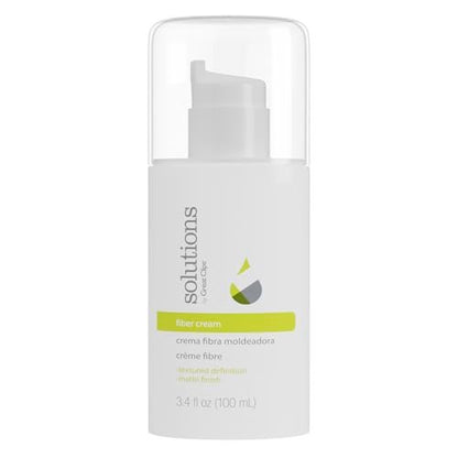 GREAT CLIPS Solutions Fiber Cream - Firm Hold with Pliable Styling, Volume & Lift for Curly Hair (3.4 oz) Avelisse