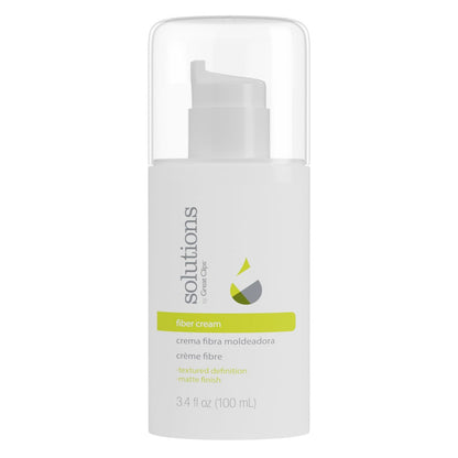 GREAT CLIPS Solutions Fiber Cream - Firm Hold with Pliable Styling, Volume & Lift for Curly Hair (3.4 oz) Avelisse