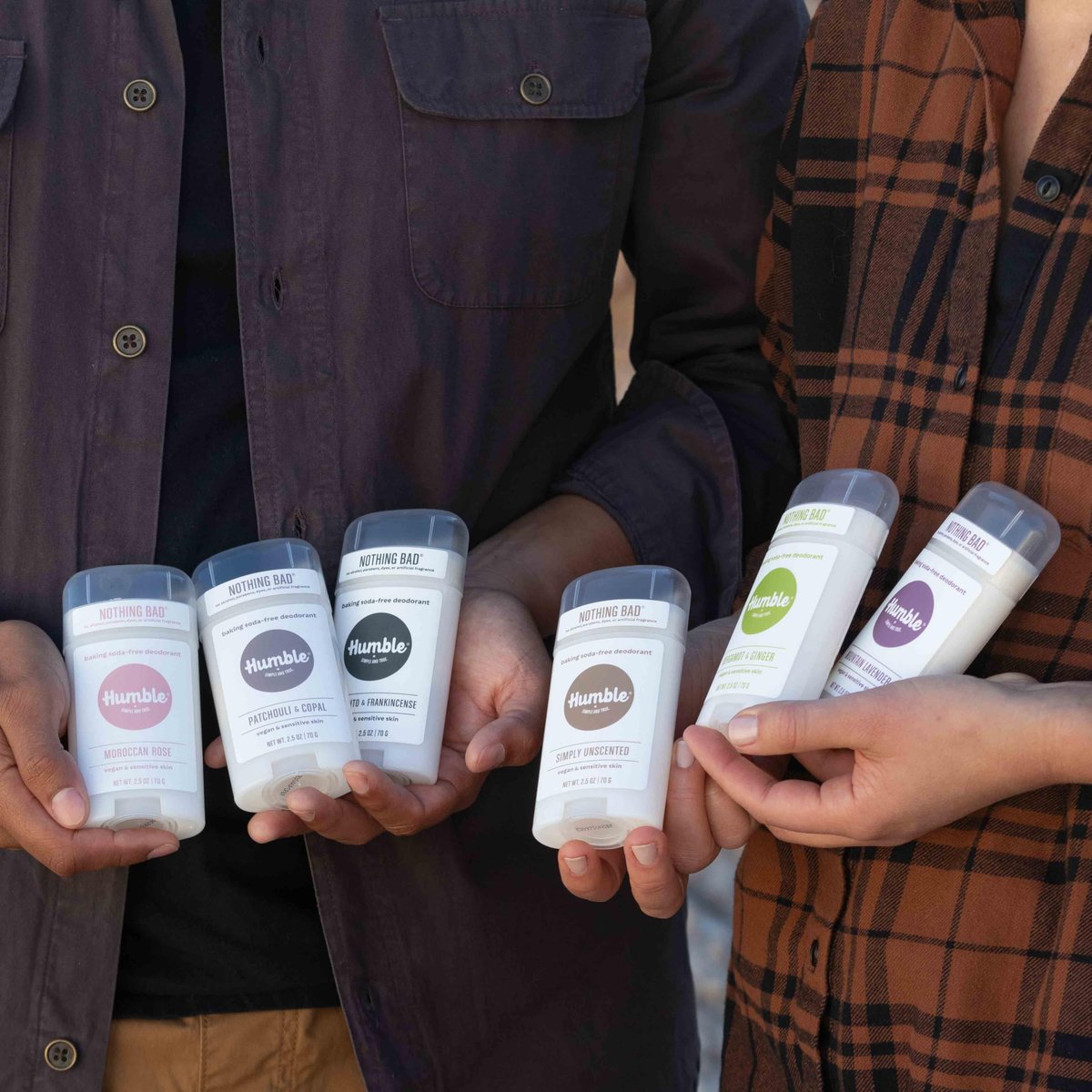 Humble Aluminum-Free Natural Deodorant for Women & Men, Bergamot & Ginger - Baking Soda-Free, Sensitive Skin Safe, Long-Lasting Odor Control, 2.5 Oz - görsel 11
