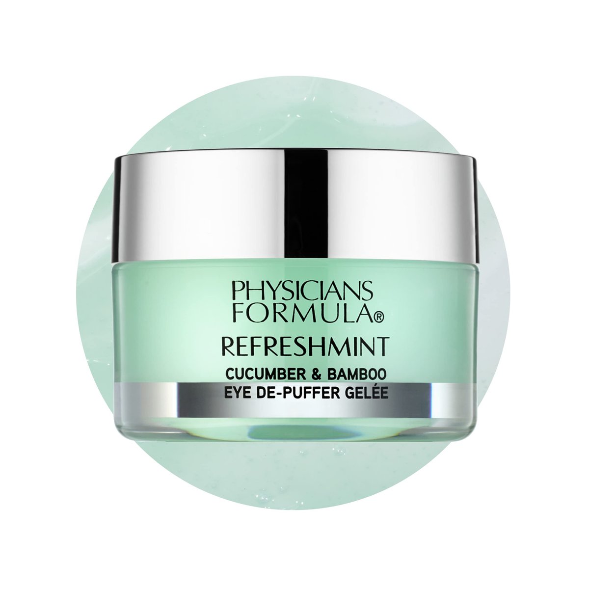 Physicians Formula RefreshMint Cucumber & Bamboo Eye De-Puffer Gelée - Reduce Puffiness, Lines & Dark Circles, 0.45 oz Avelisse