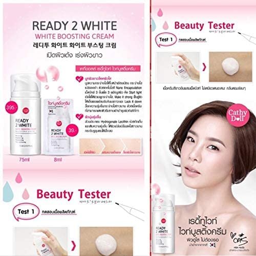 Cathy Doll Ready 2 White Boosting Cream - Brightening Face Moisturizer, 75 ml - görsel 7