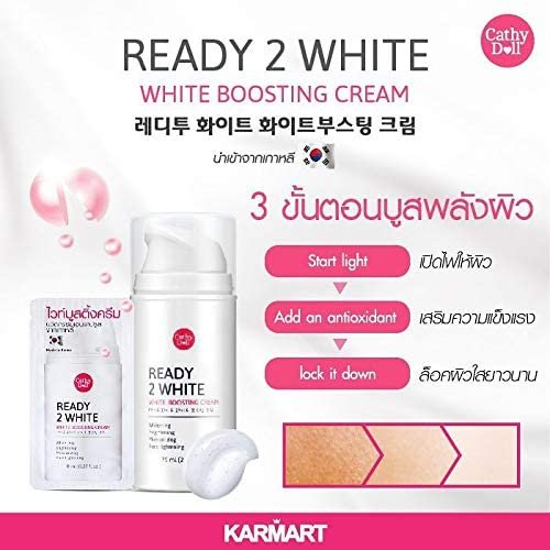 Cathy Doll Ready 2 White Boosting Cream - Brightening Face Moisturizer, 75 ml - görsel 8