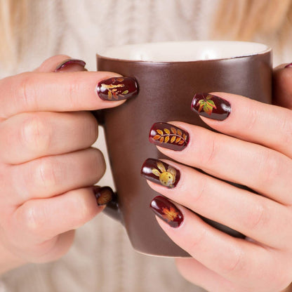 Adurself 1000+ Patterns Autumn Nail Art Decals - Fall 3D Nail Stickers Harvest Pumpkin Maple Leaves Sunflower Squirrel for Women Girls Kids DIY Nail Design Manicure Thanksgiving Day