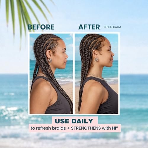 The Beachwaver Co. Braid Balm Pre-Braid Prep - Frizz-Taming Primer Foam with HiX Vegan Bond Multipliers, 4 Fl Oz Avelisse