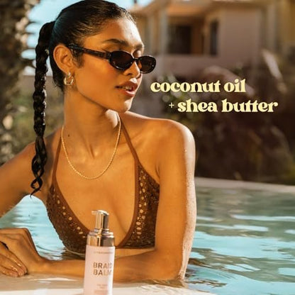The Beachwaver Co. Braid Balm Pre-Braid Prep - Frizz-Taming Primer Foam with HiX Vegan Bond Multipliers, 4 Fl Oz Avelisse