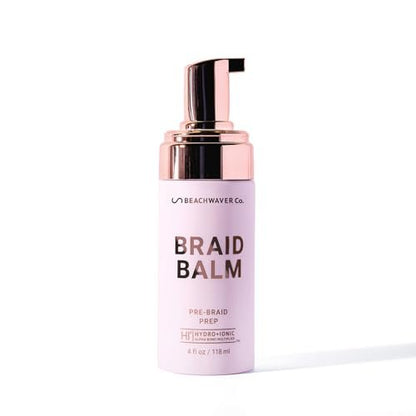 The Beachwaver Co. Braid Balm Pre-Braid Prep - Frizz-Taming Primer Foam with HiX Vegan Bond Multipliers, 4 Fl Oz Avelisse