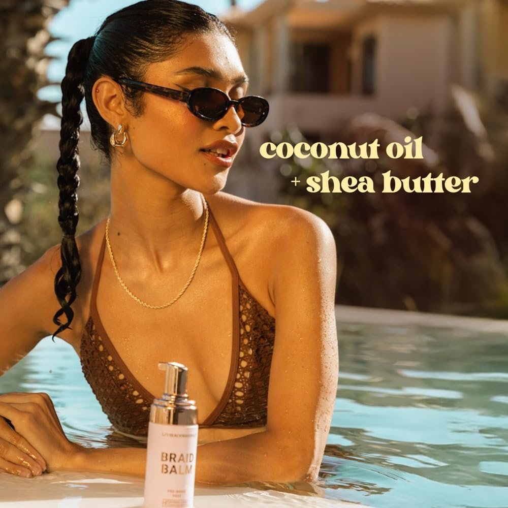 The Beachwaver Co. Braid Balm Pre-Braid Prep - Frizz-Taming Primer Foam with HiX Vegan Bond Multipliers, 4 Fl Oz Avelisse