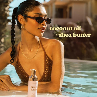The Beachwaver Co. Braid Balm Pre-Braid Prep - Frizz-Taming Primer Foam with HiX Vegan Bond Multipliers, 4 Fl Oz Avelisse