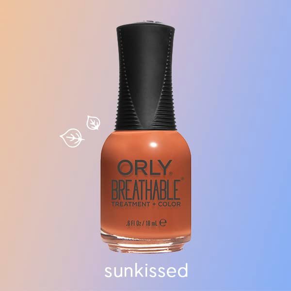 Orly 'Sunkissed' Nail Polish – Soft Terracotta Creme Nail Lacquer, Flawless Breathable Collection, 0.6 fl oz Avelisse