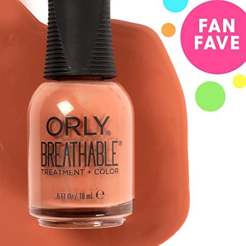 Orly 'Sunkissed' Nail Polish – Soft Terracotta Creme Nail Lacquer, Flawless Breathable Collection, 0.6 fl oz Avelisse