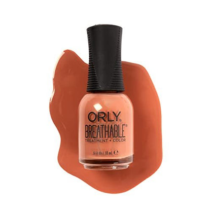 Orly 'Sunkissed' Nail Polish – Soft Terracotta Creme Nail Lacquer, Flawless Breathable Collection, 0.6 fl oz Avelisse