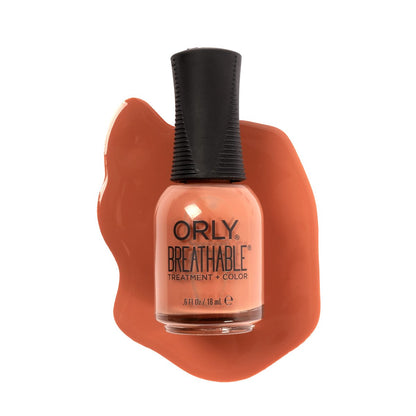 Orly 'Sunkissed' Nail Polish – Soft Terracotta Creme Nail Lacquer, Flawless Breathable Collection, 0.6 fl oz Avelisse