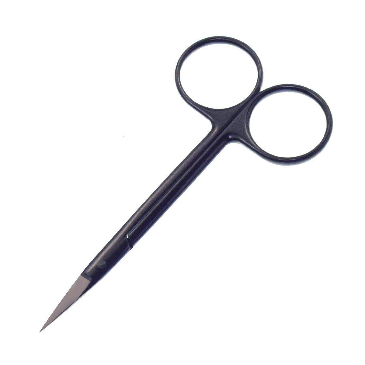 Motanar Cuticle Nail Scissors – Precision Stainless Steel Manicure Scissors, Extra Pointed Straight Curved Fingernail Scissor (Black Straight Point) - görsel 3