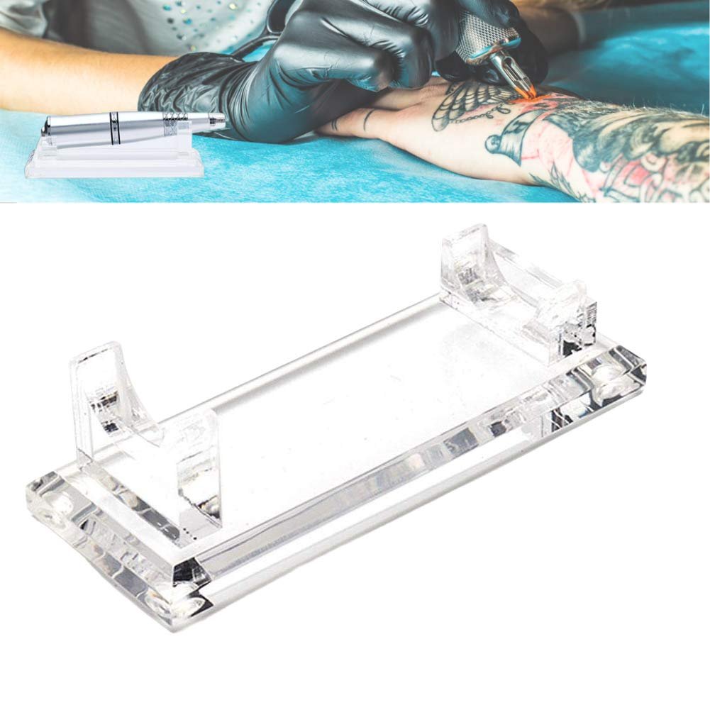 Transparent Tattoo Machine Holder – Universal Stand for Most Tattoo Guns & Pens - görsel 1