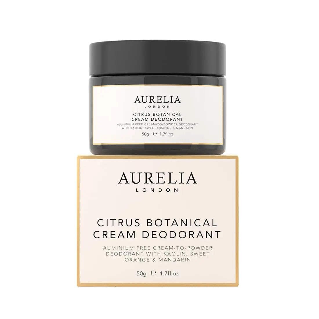 Aurelia Citrus Botanical Cream Deodorant - Natural & Gentle, 50g - görsel 5