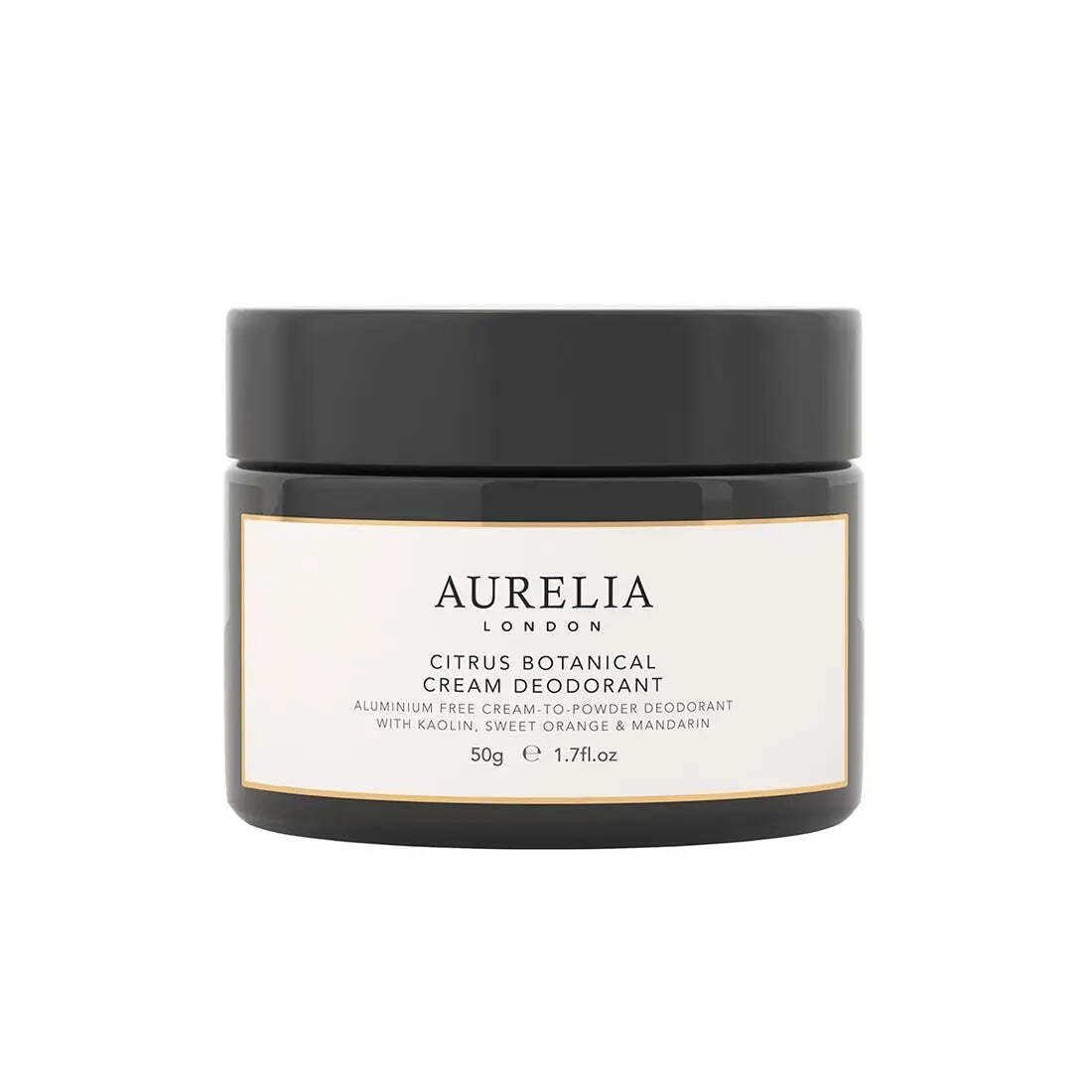 Aurelia Citrus Botanical Cream Deodorant - Natural & Gentle, 50g - görsel 1