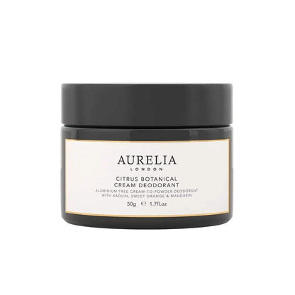 Aurelia Citrus Botanical Cream Deodorant - Natural & Gentle, 50g