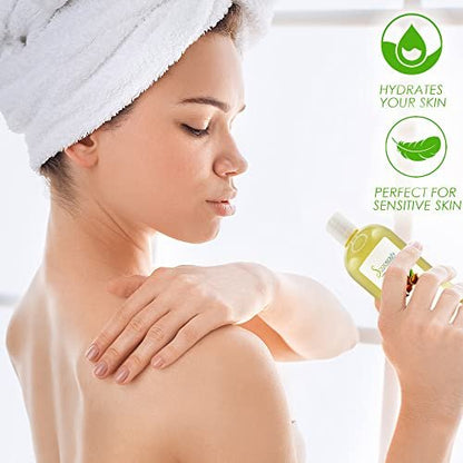 Soapeauty Sweet Almond Oil - Cold Pressed, Refined, USDA Organic - 100% Pure & Natural - Carrier Oil for Essential Oils, Massage, Skin, Face, Hair, Soap Making, DIY - 32 fl oz Avelisse