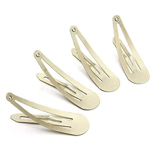 Dofash 5CM/2IN Blonde Christmas Hair Clips for Thick Hair - Metal Snap Barrettes, Hair Grips for Women (12 Count, Blonde) - görsel 6
