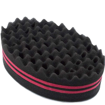 Two-Sided Twist Sponge for Dreadlocks & Coils - Hair Magic Sponge for Curling & Waving, Foam Barber Tool for Men & Women