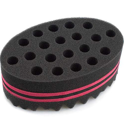 Two-Sided Twist Sponge for Dreadlocks & Coils - Hair Magic Sponge for Curling & Waving, Foam Barber Tool for Men & Women
