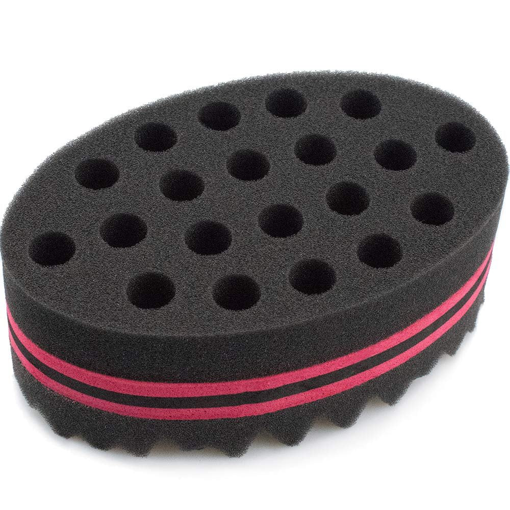 Two-Sided Twist Sponge for Dreadlocks & Coils - Hair Magic Sponge for Curling & Waving, Foam Barber Tool for Men & Women - görsel 11