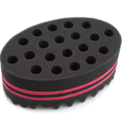 Two-Sided Twist Sponge for Dreadlocks & Coils - Hair Magic Sponge for Curling & Waving, Foam Barber Tool for Men & Women
