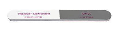 Tropical Shine 4-Way Small Nail Buffer – 5.5 Inches Emery Nail File for Natural & Acrylic Nails