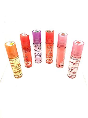 Feel Foxy Lip Glow Kissing Fruit Gloss Six Pieces - Red Shades Lip Gloss Set - görsel 4