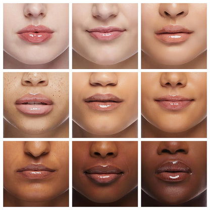 Feel Foxy Lip Glow Kissing Fruit Gloss Six Pieces - Red Shades Lip Gloss Set