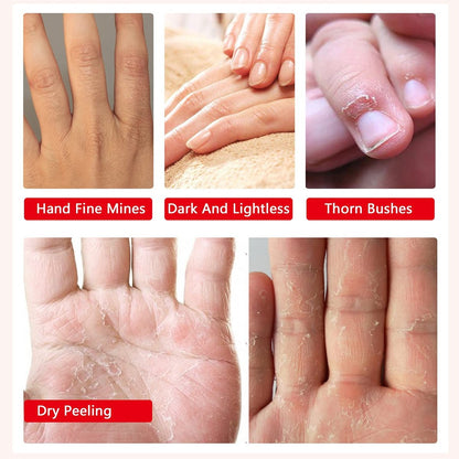 4-Pack Hands Moisturizing Gloves - Collagen & Vitamin-Infused Hand Spa Mask for Dry, Cracked Hands | Repair Rough Skin for Women & Men