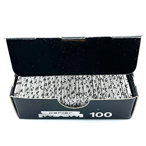 Parker Safety Razor Premium Platinum Single Edge Razor Blades – 100 Count for Professional Barber & Straight Razors - görsel 8