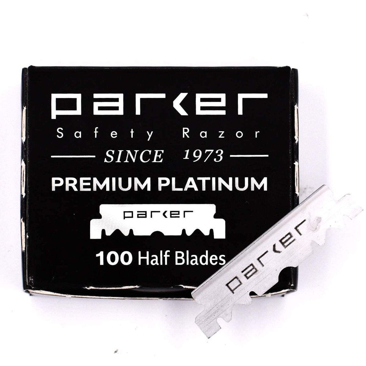 Parker Safety Razor Premium Platinum Single Edge Razor Blades – 100 Count for Professional Barber & Straight Razors - görsel 3