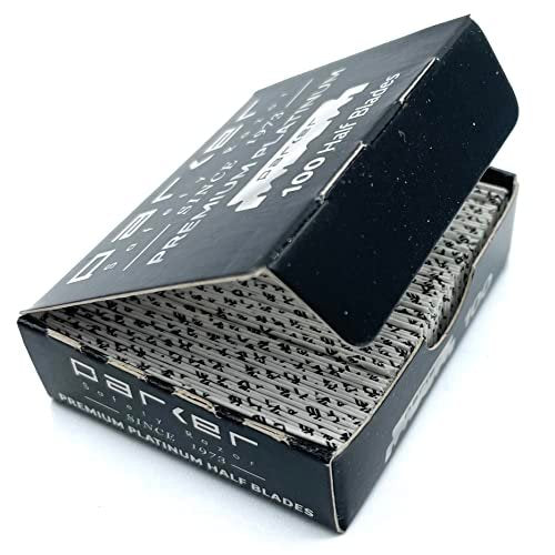 Parker Safety Razor Premium Platinum Single Edge Razor Blades – 100 Count for Professional Barber & Straight Razors - görsel 10