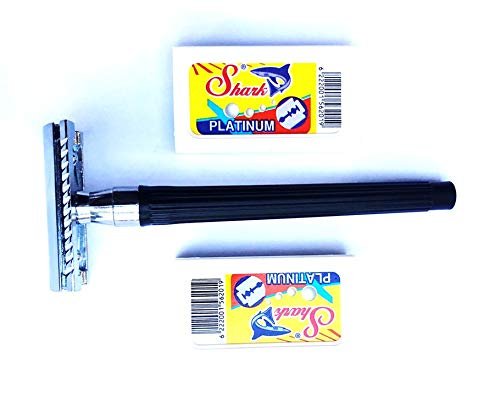 LORD Razors Shark Long Life Safety Razor SH.25 – Premium Stainless Steel Double Edge Razor - görsel 3