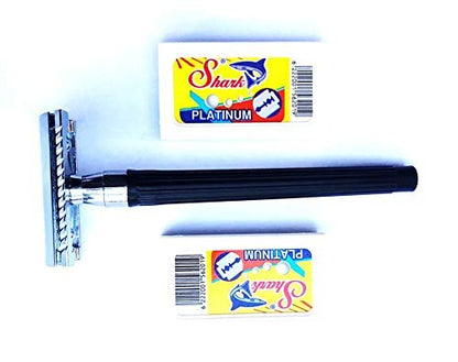 LORD Razors Shark Long Life Safety Razor SH.25 – Premium Stainless Steel Double Edge Razor