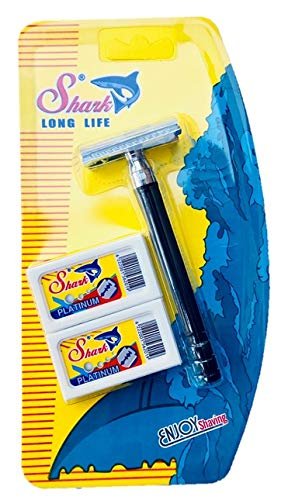 LORD Razors Shark Long Life Safety Razor SH.25 – Premium Stainless Steel Double Edge Razor