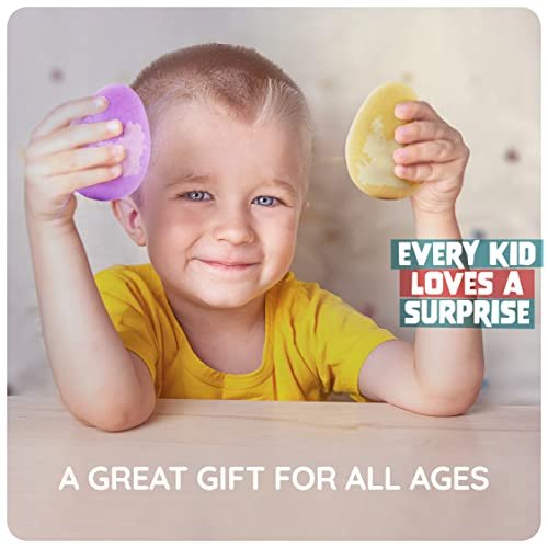 Dan&Darci Dino Egg Bath Bombs for Kids - Easter Basket Stuffers - Bath Bombs with Surprise Inside - Dinosaur Toys Gift for Boys and Girls Ages 6-8 - görsel 12