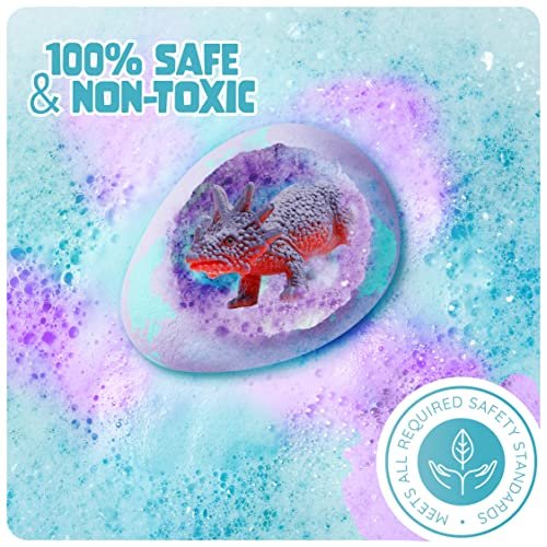 Dan&Darci Dino Egg Bath Bombs for Kids - Easter Basket Stuffers - Bath Bombs with Surprise Inside - Dinosaur Toys Gift for Boys and Girls Ages 6-8 - görsel 10
