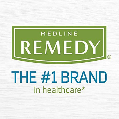 Medline Remedy Essentials Moisturizing Body Lotion, Unscented – 8 oz Flip-Top Bottle for Dry Skin & Eczema